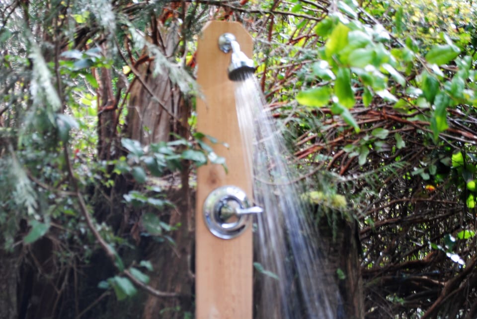 Outdoor Shower- Fantastic after a surf!