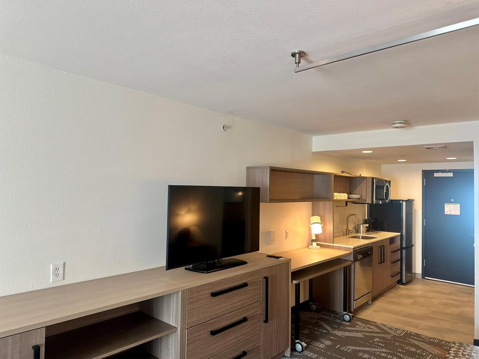 Blackout drapes, iron/ironing board, free WiFi, bed sheets