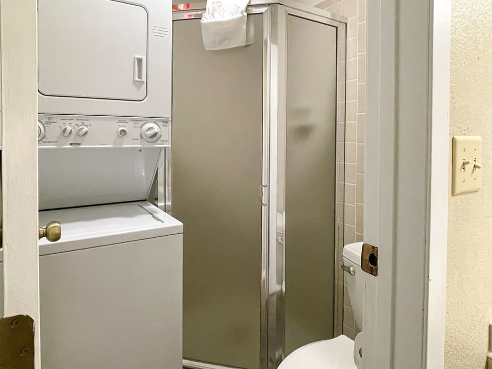 Second Bathroom. Washer and Dryer.