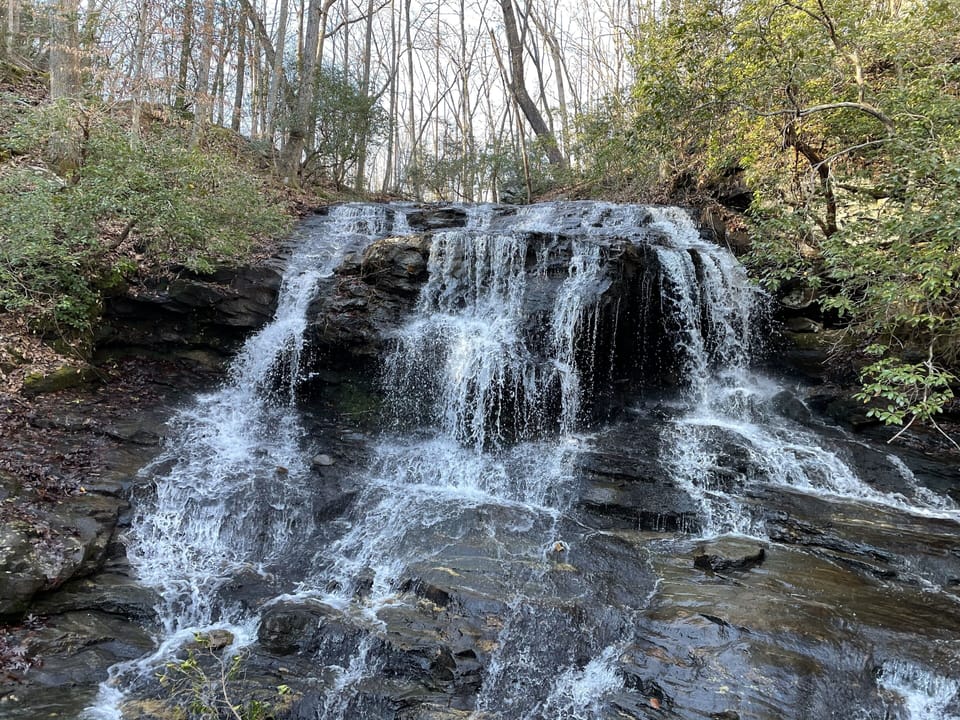 Hike to lower falls / or jeep trail in Big Canoe. 