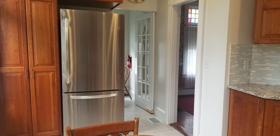 Kitchen Looking Into Laundry Room