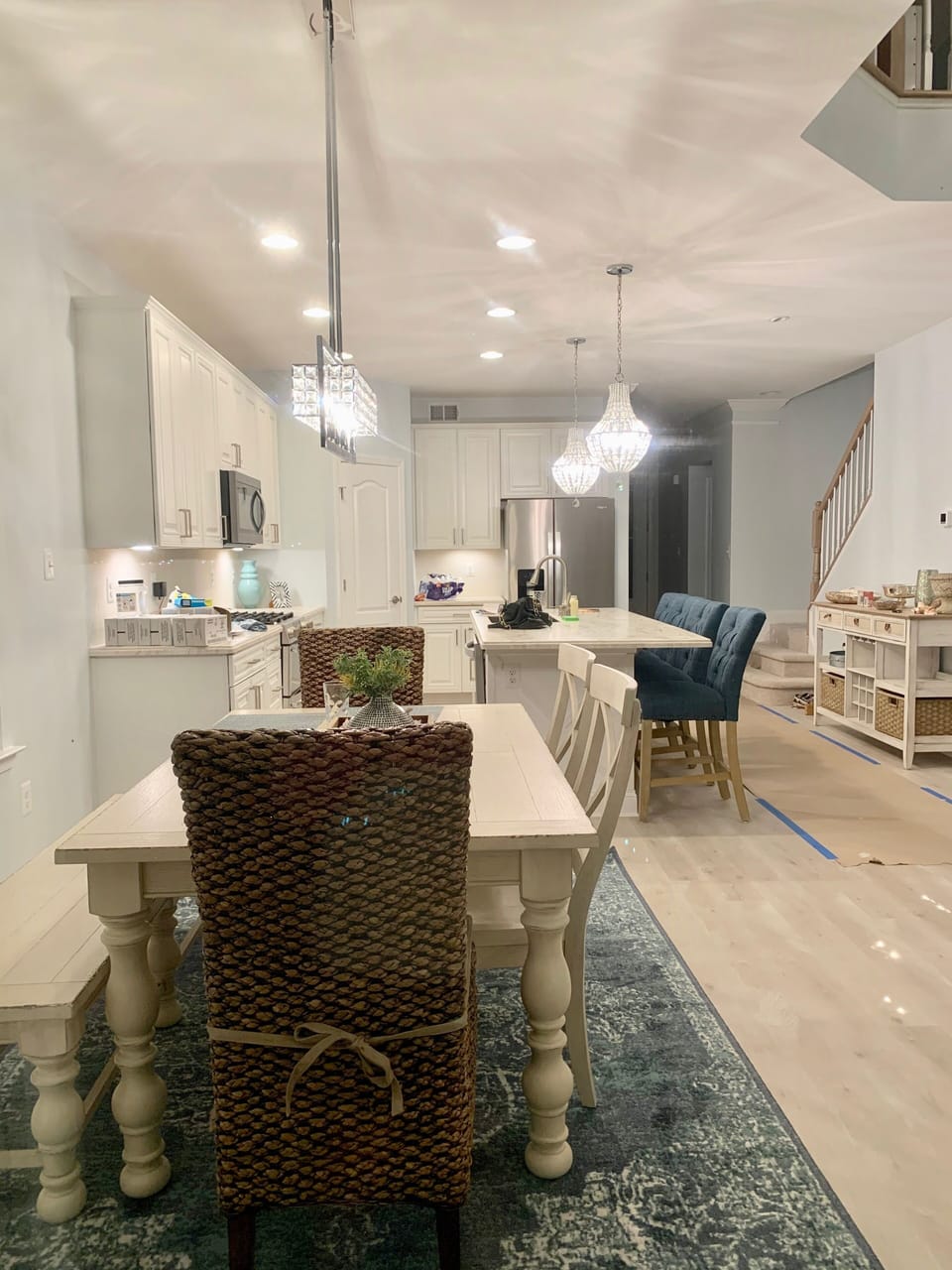 Kitchen area dining