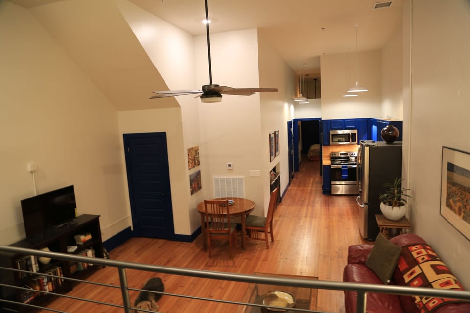 View from raised area