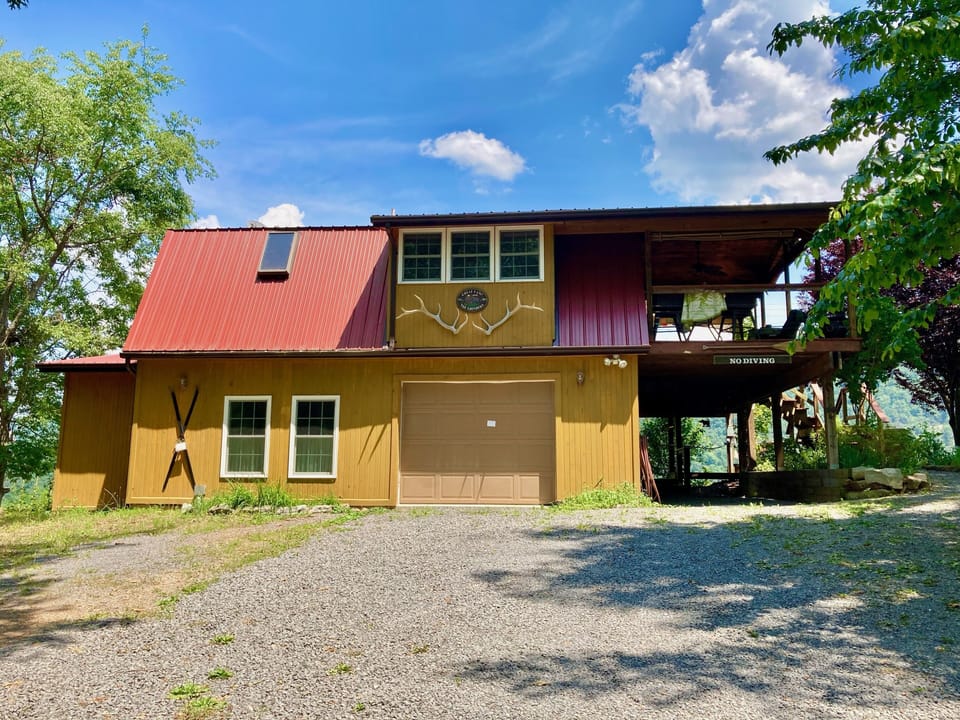 Front view of the cabin
