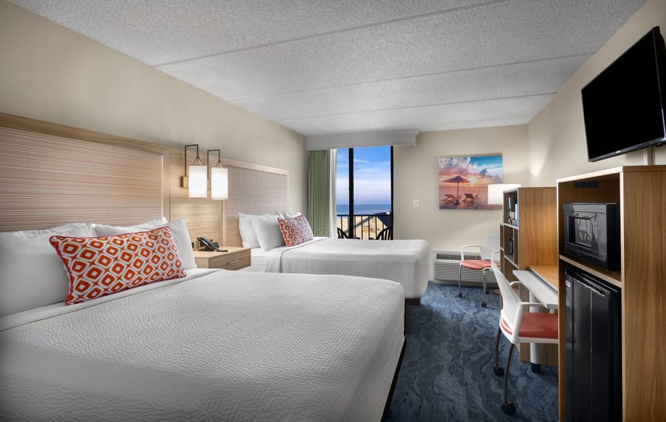 In-room safe, desk, laptop workspace, blackout drapes