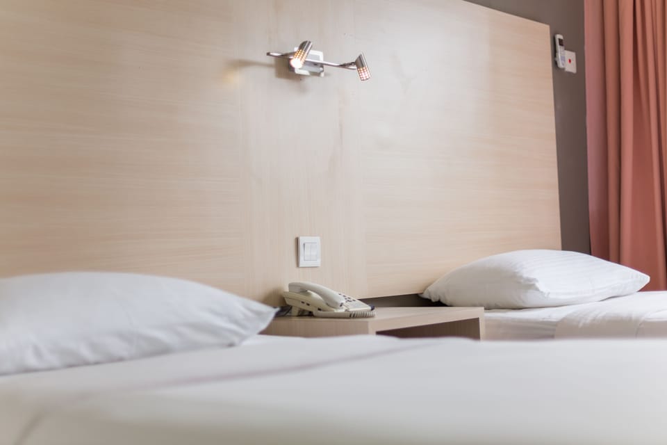 Premium Room, 2 Twin Beds | Desk, blackout drapes, iron/ironing board, free WiFi