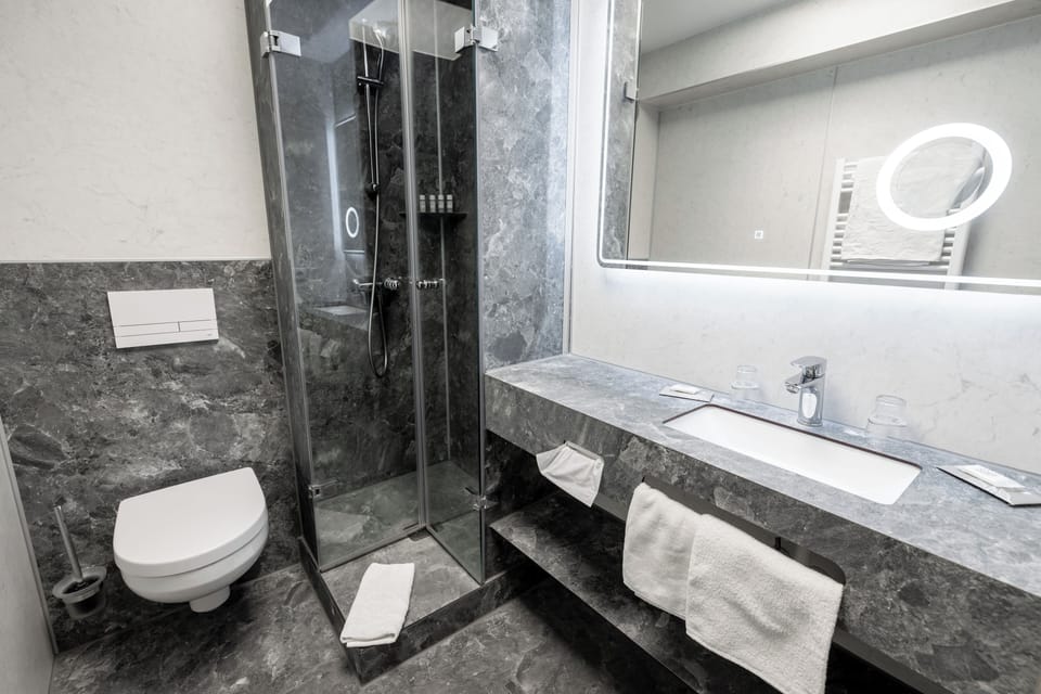 Double Room | Bathroom | Free toiletries, hair dryer, towels