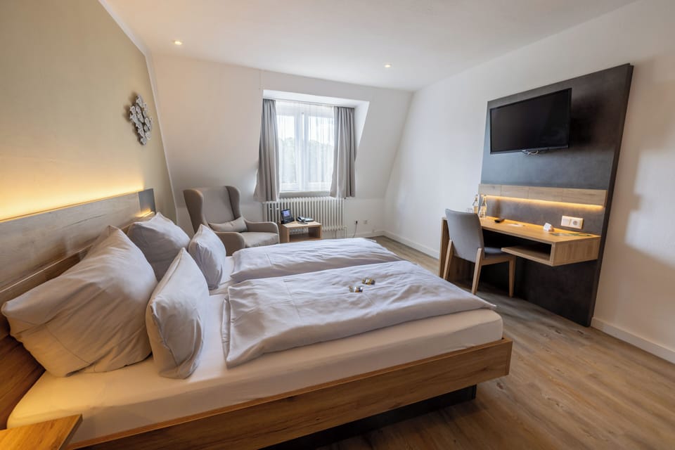 Double Room | In-room safe, individually decorated, desk, blackout drapes
