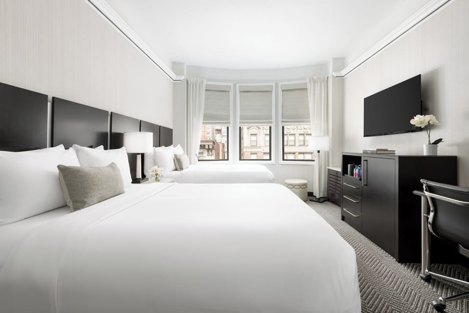 Standard Double Room, 2 Double Beds | Egyptian cotton sheets, premium bedding, down comforters, pillowtop beds