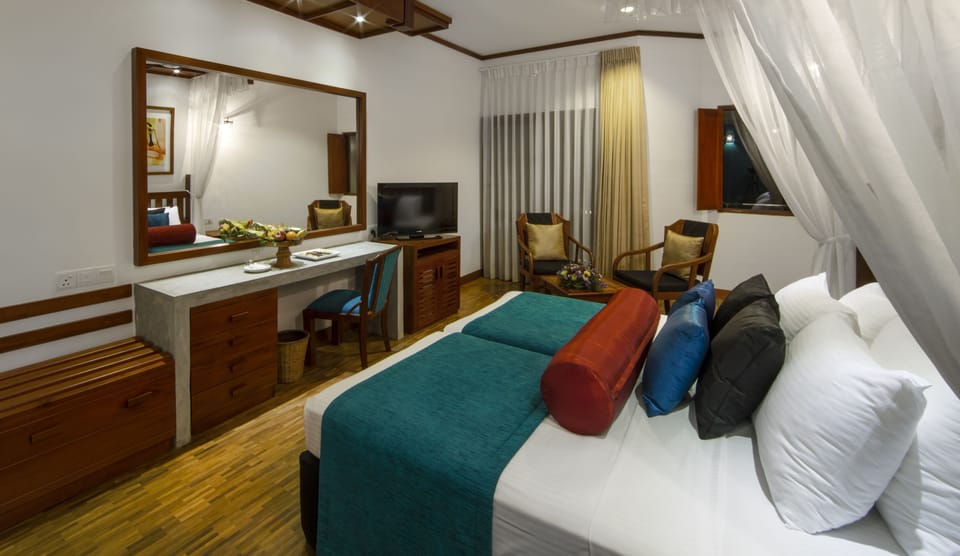 Minibar, in-room safe, desk, blackout drapes