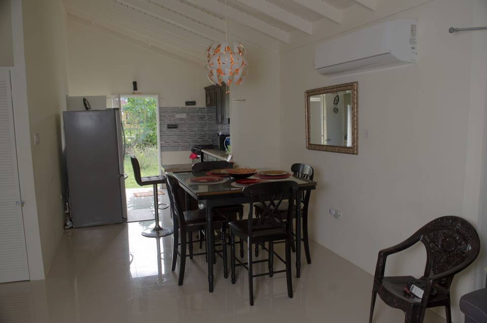 View of the Dining and Kitchen area 