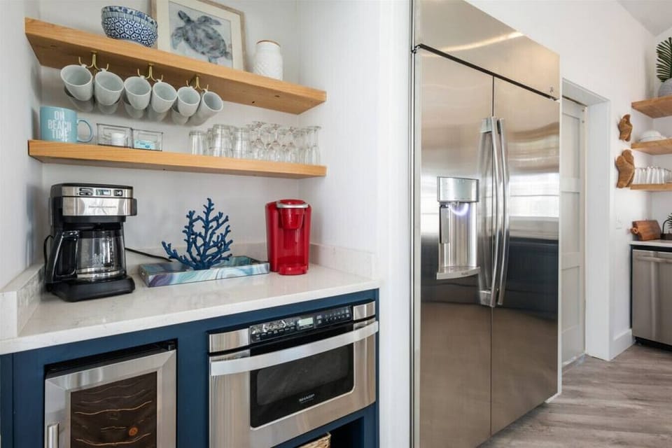 East Of Eden-  Modern kitchen with coffee bar