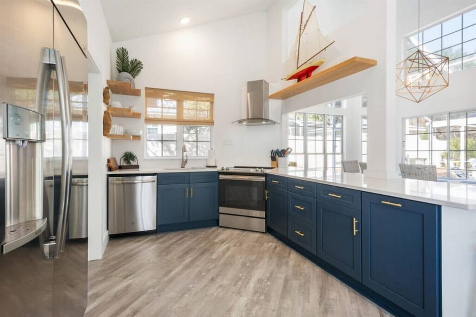 East Of Eden-  Modern kitchen with stainless steel appliances