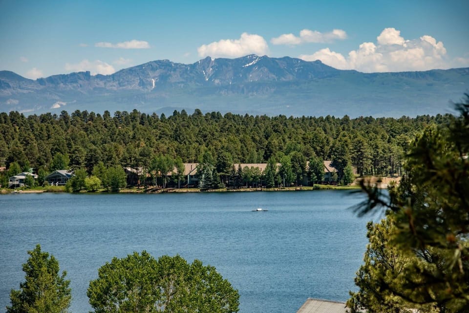 Check out this lake view from the balcony! Don't you wish you were here!