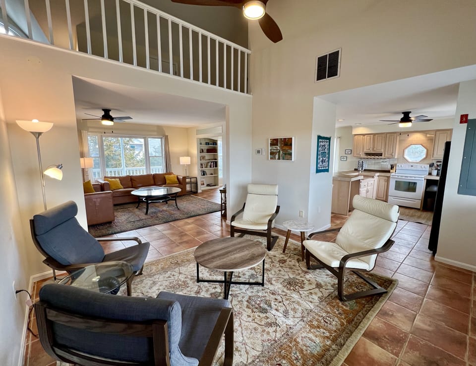 Open floorplan with plenty of room for everyone to spread out and enjoy