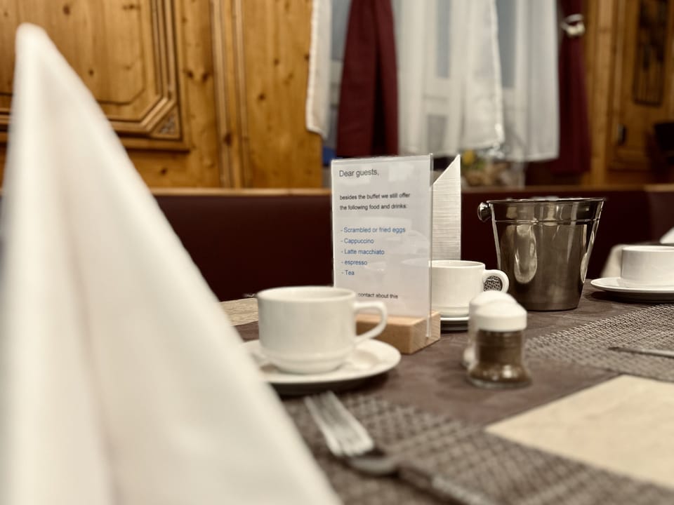 Daily buffet breakfast (EUR 12 per person)