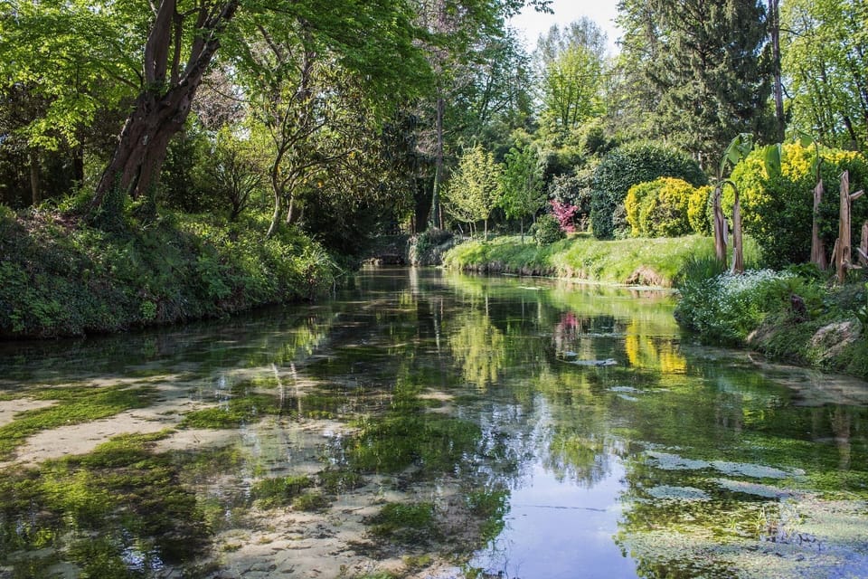 View of the river from the second garden
