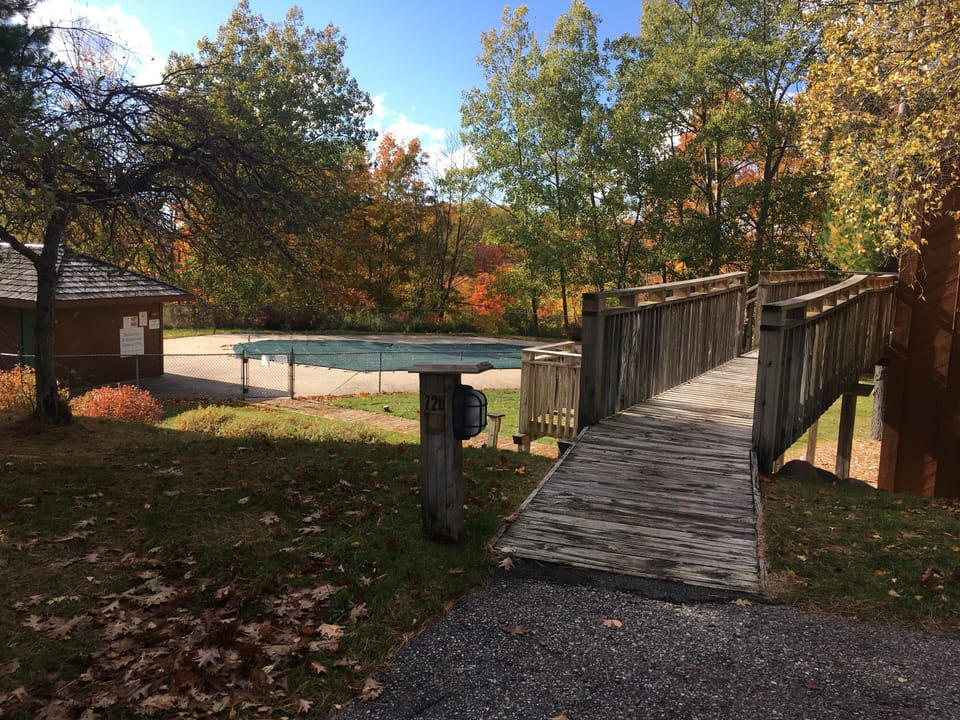 Snowshoe Condos has pool for the complex.  This unit is right next to the pool  