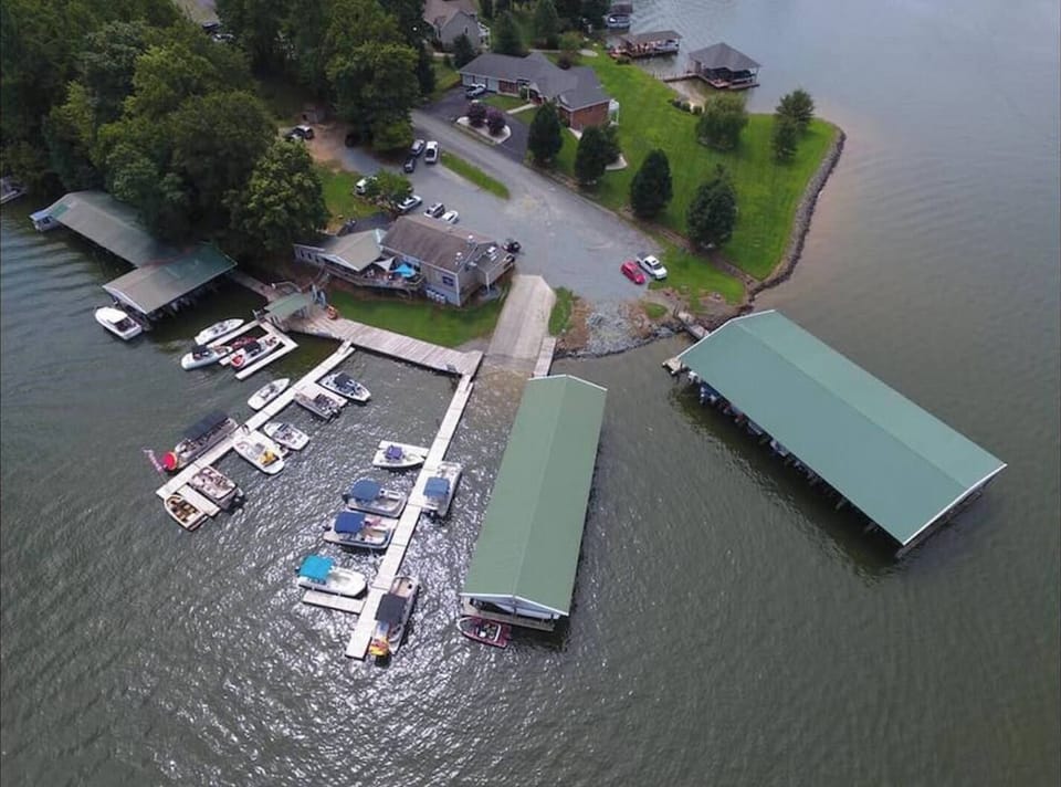 Magnum Point Marina aerial view.