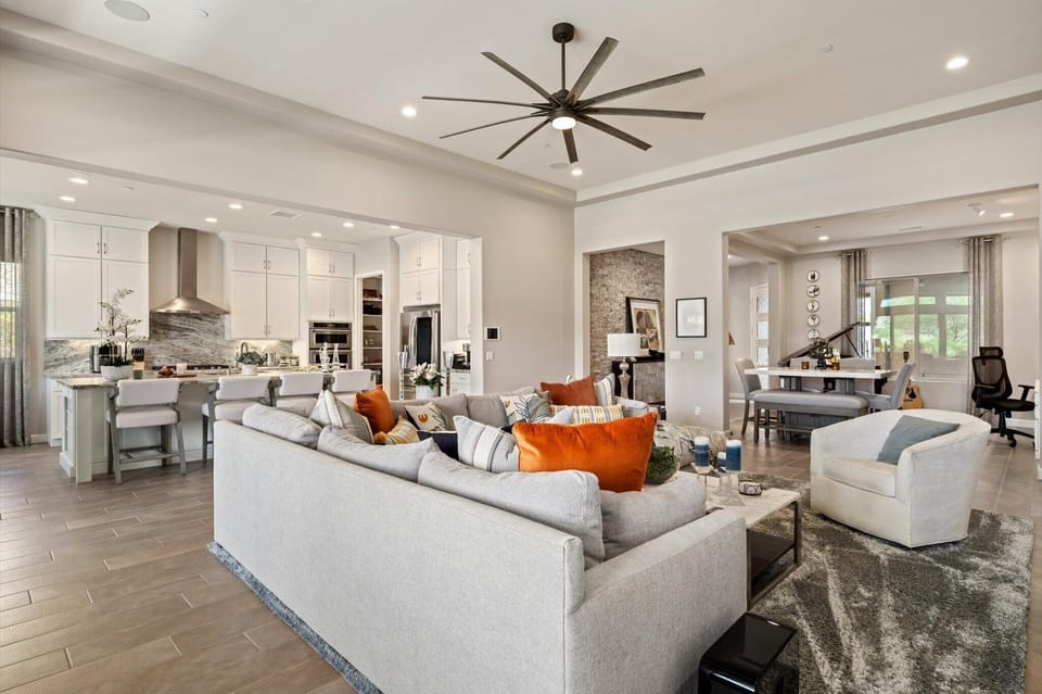 View of Great Room/Office/Kitchen