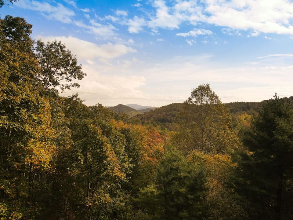 Autumn views from the deck