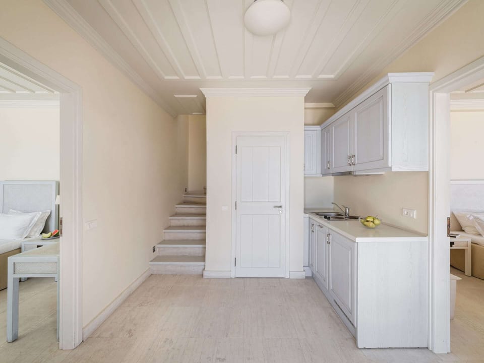 Villa | Private kitchen | Highchair, cookware/dishes/utensils