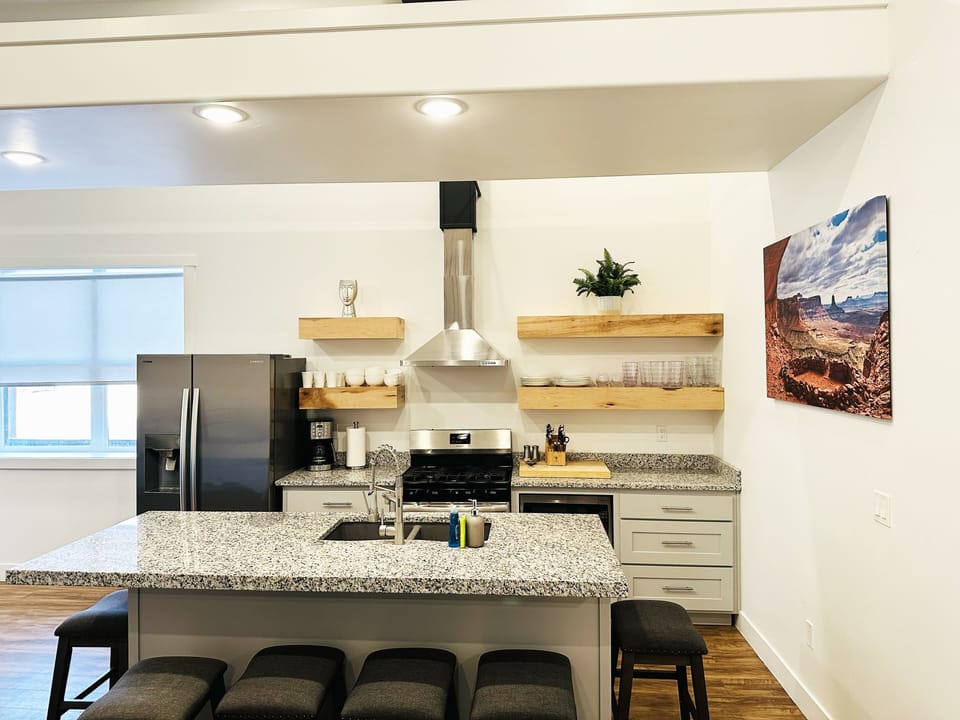 Modern and stocked Kitchen