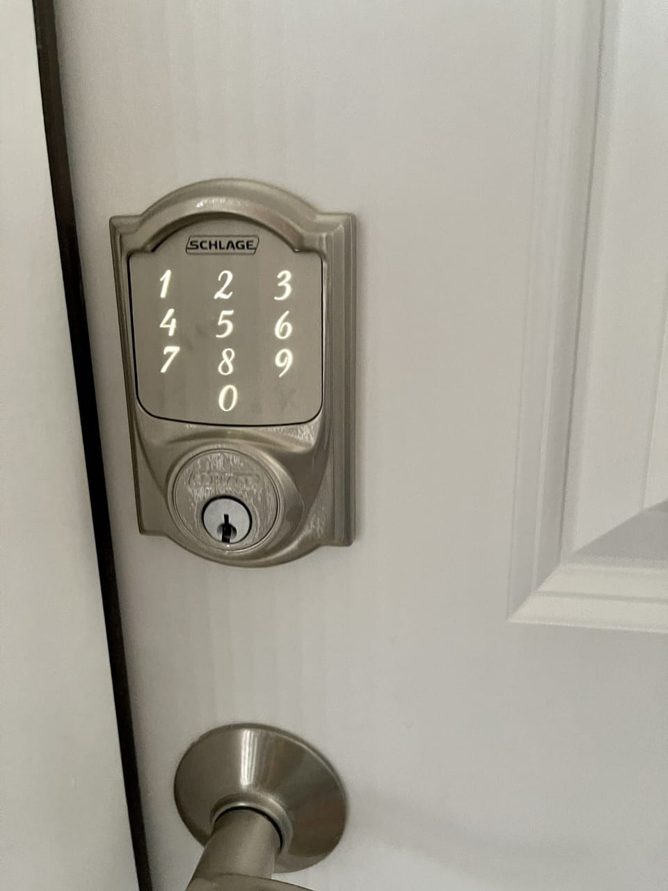Your entry key pad for easy contactless check-in/out