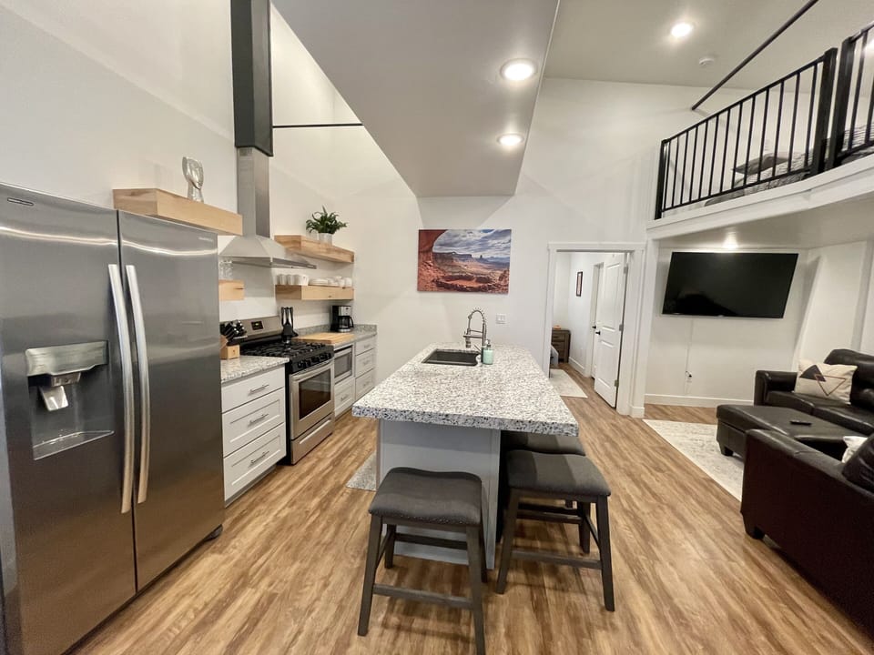 Kitchen / Living / Loft & entry to master