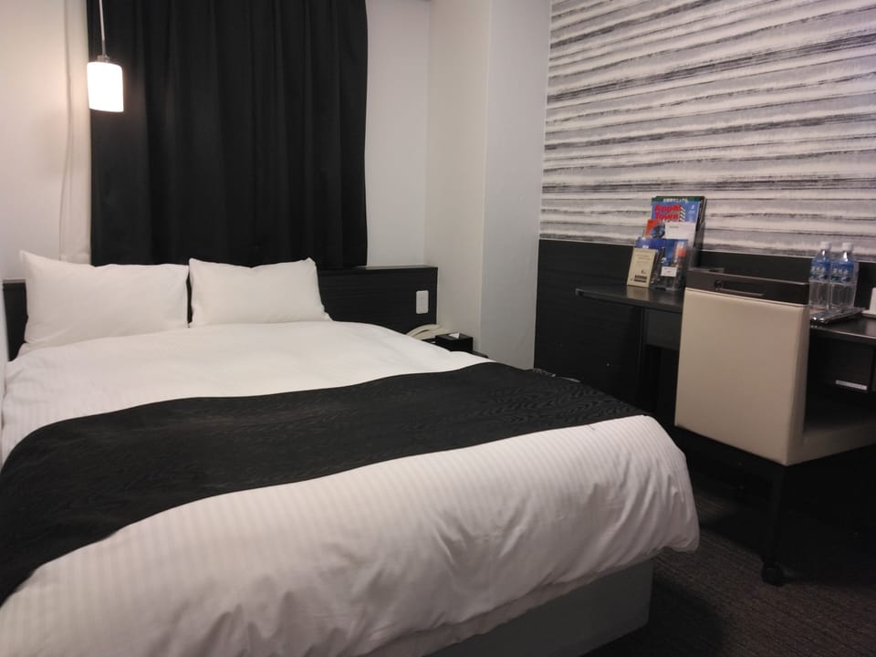 Desk, blackout drapes, iron/ironing board, free WiFi