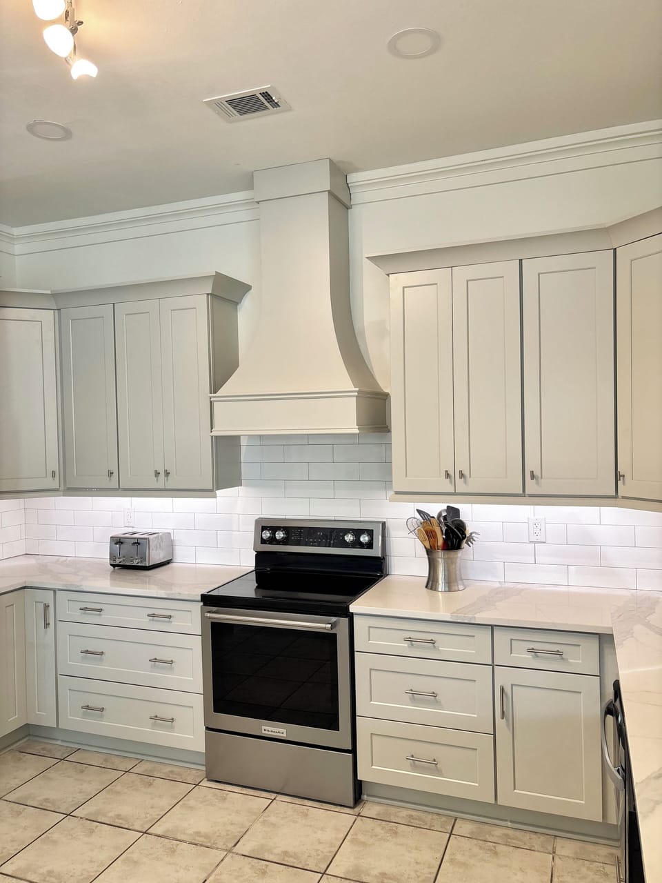 Newly remodeled kitchen
