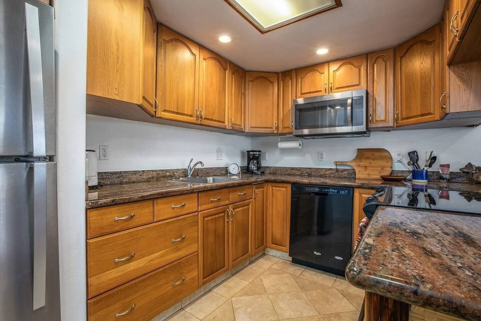 The kitchen has everything you need to whip up a great meal.