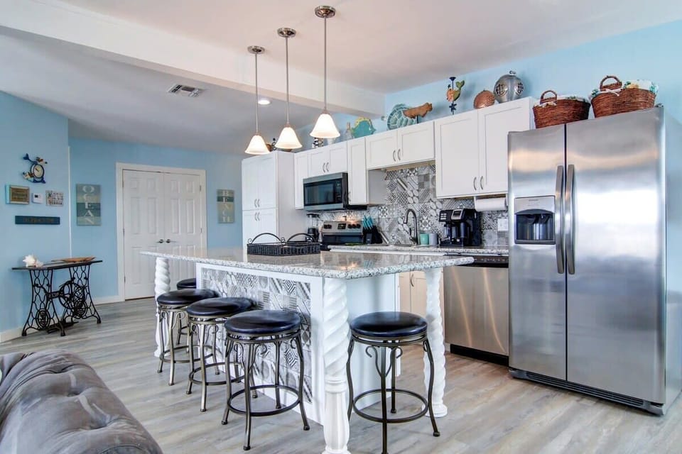 Upper level kitchen