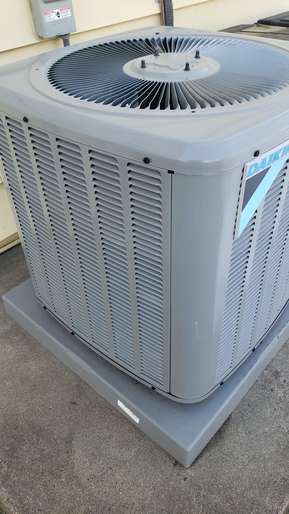 new ac unit nice and cool