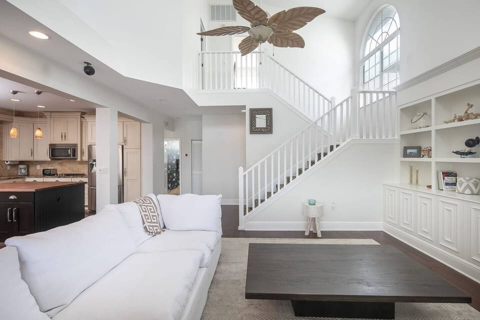 Open concept living areas