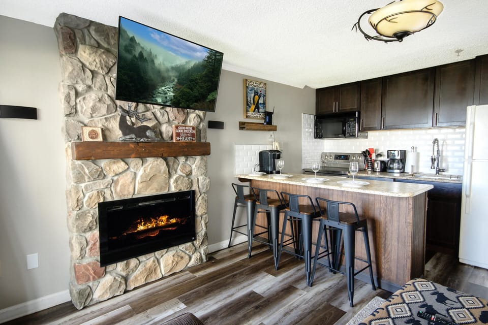 The breakfast nook comfortably seats up to four, making it the perfect spot to enjoy a meal, a snack, or anything in between.