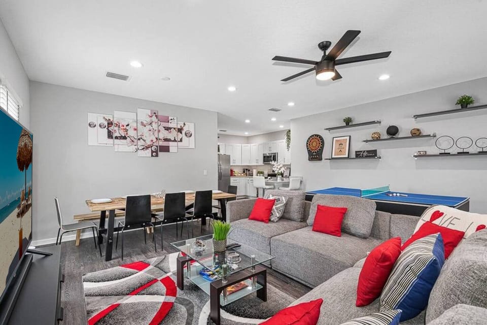 Featuring our living room that exudes modern elegance and comfort, where every element has been thoughtfully curated to create a stylish and inviting space.