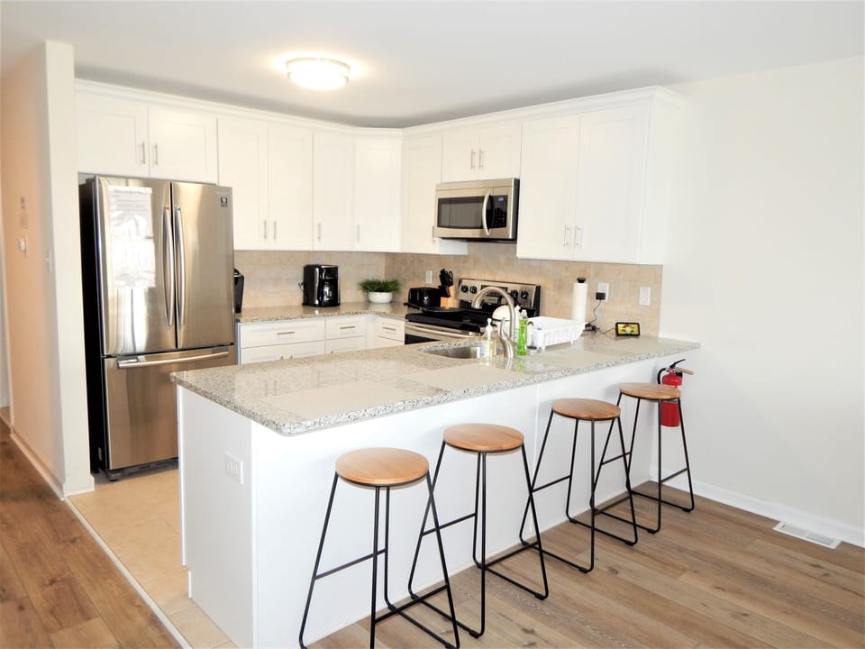 Main floor. Open concept kitchen/den