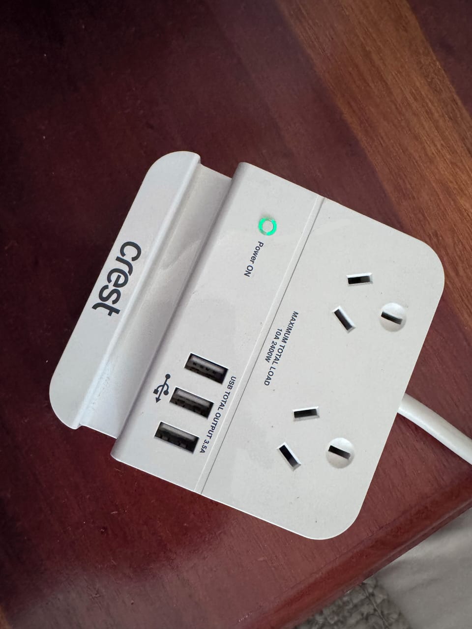 Each bed has a mini powerboard next to it for easy access charging.