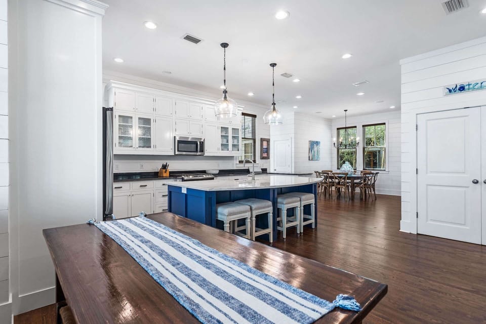 Dining area seats 11