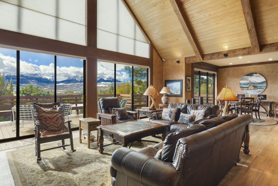 Large Open Living Room with Incredible Views