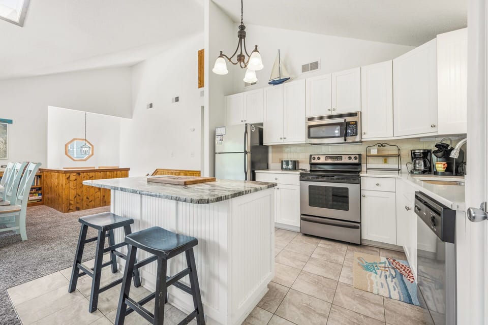 Third Level Full Kitchen with Bar Seating