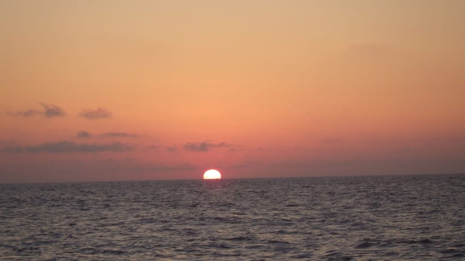 Enjoy gorgeous sunsets each evening from our balcony