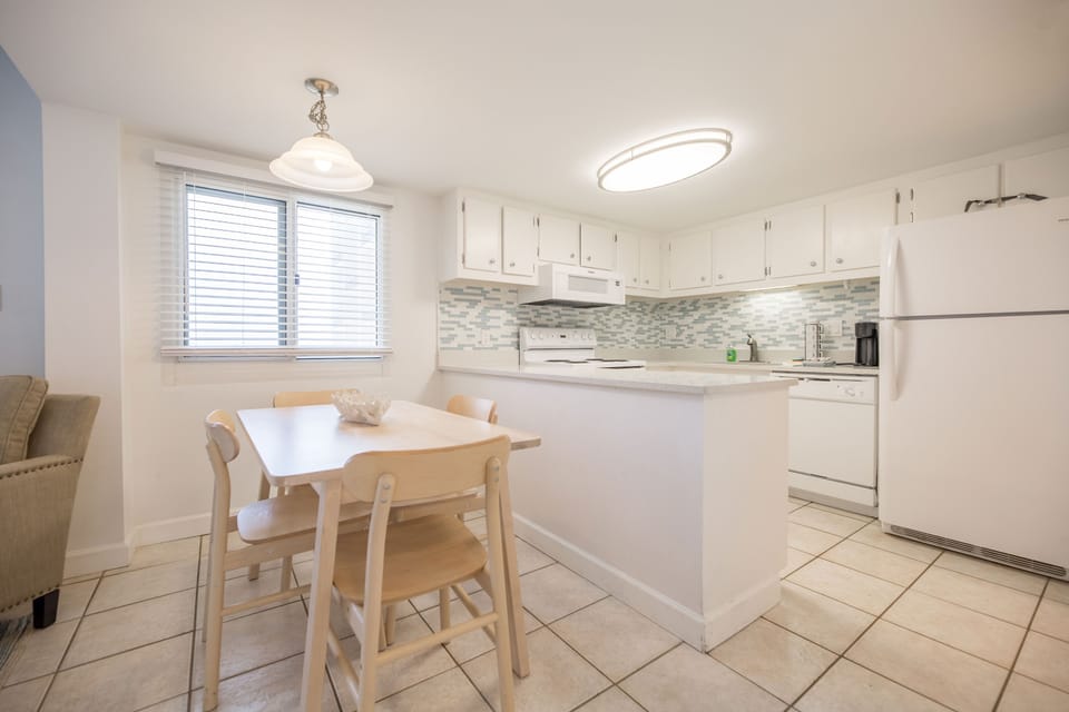 Modern kitchen with keurig style and traditional coffee makers