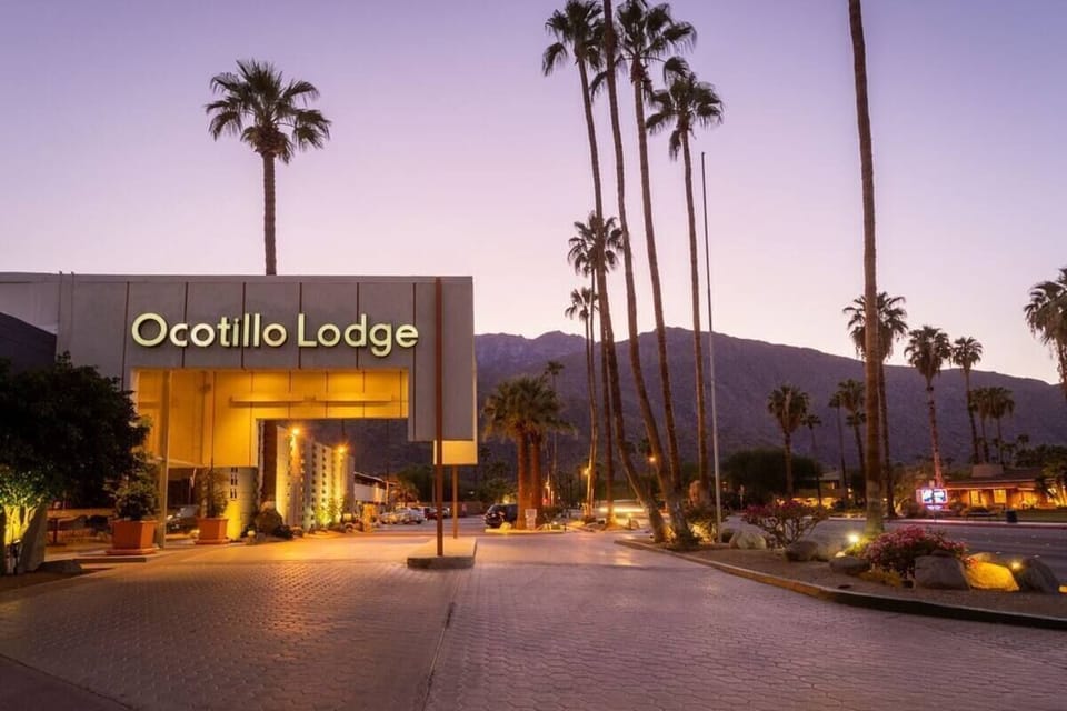 Ocotillo Lodge at dusk
