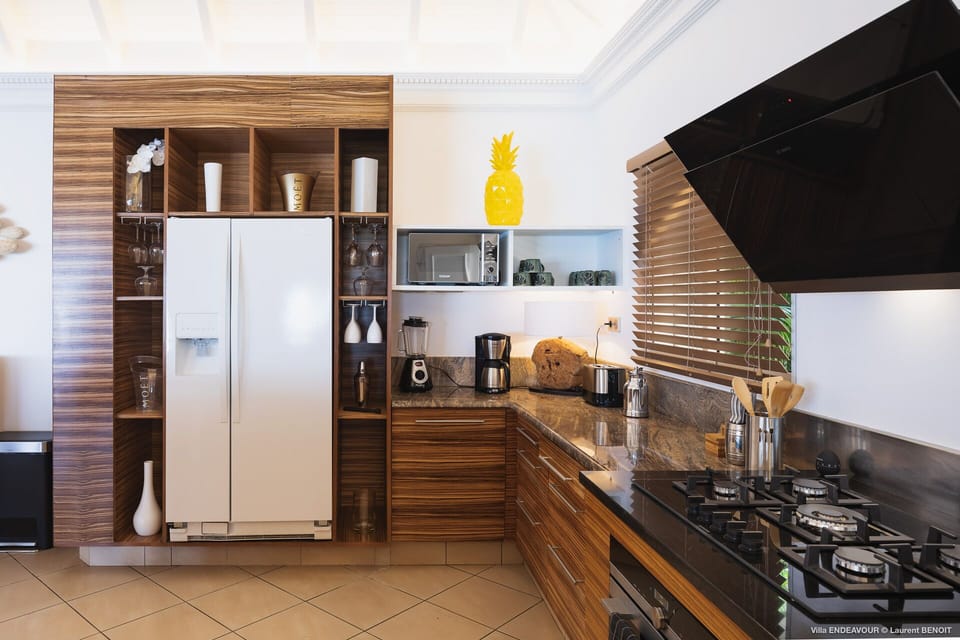 Very large, well equipped kitchen, perfect if you love cooking.
