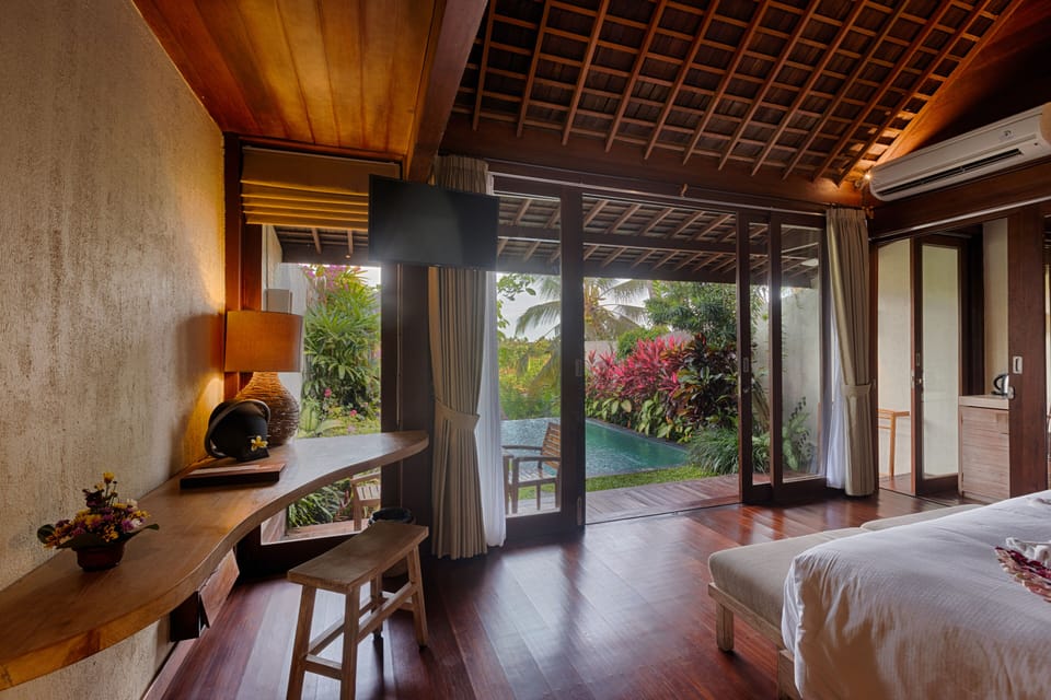 Villa, 1 Bedroom, Private Pool (Rice Field View) | 1 bedroom, minibar, in-room safe, desk