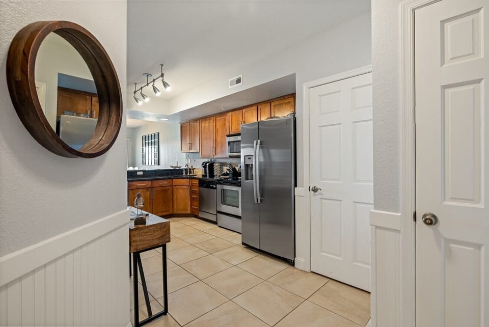 Hallway and Kitchen