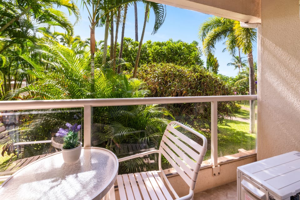 Enjoy tropical lush views!