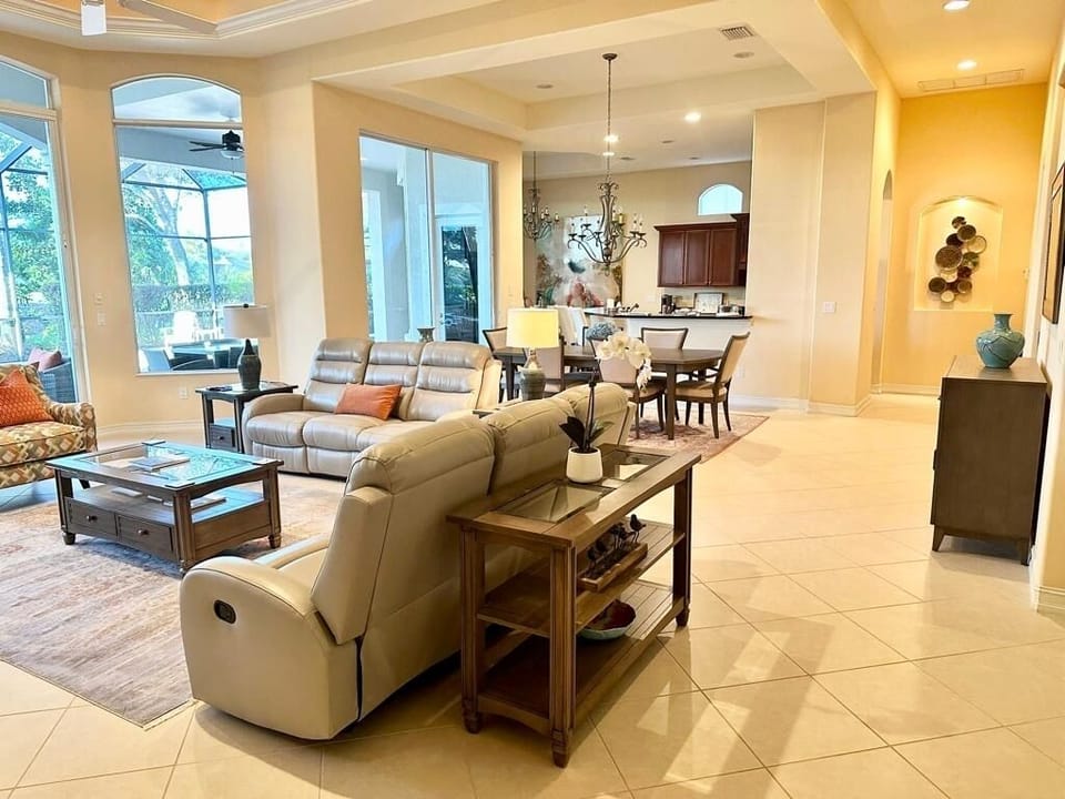 Open floor plan 